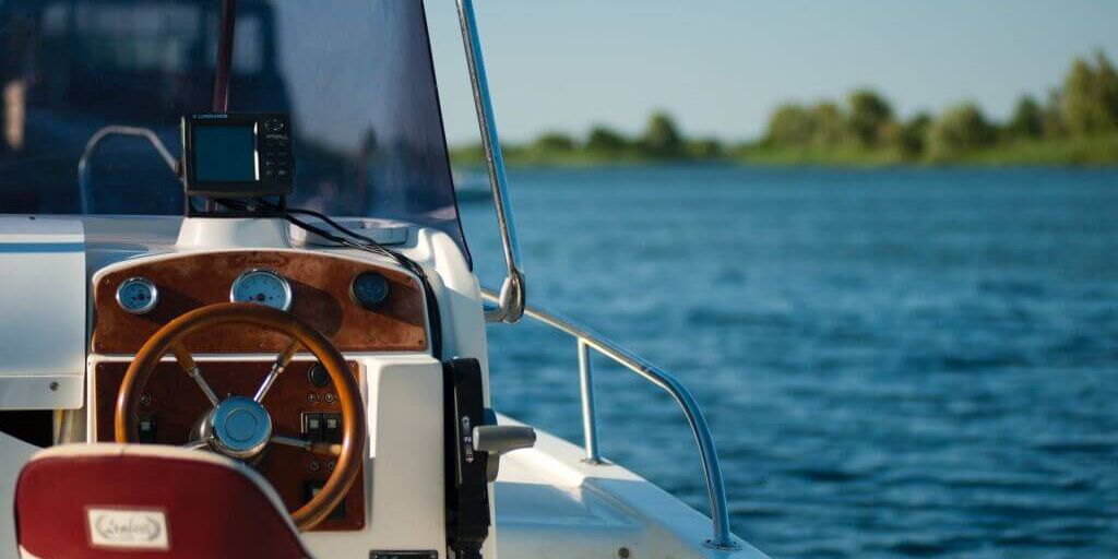 boat on a lake